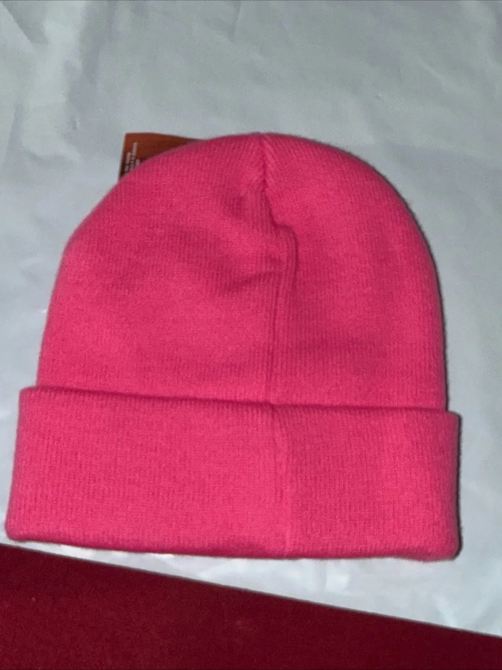 NEW PINK Barbie Beanie HAT Barbie doll Embroided On Front Acrylic One size Girls